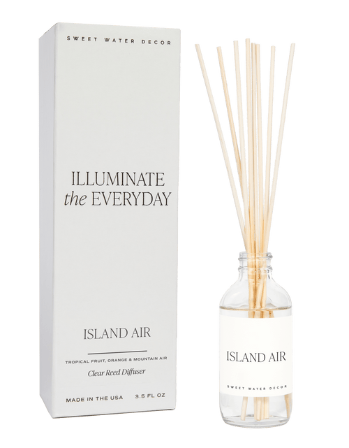 Load image into Gallery viewer, Island Air Clear Reed Diffuser by Sweet Water Decor
