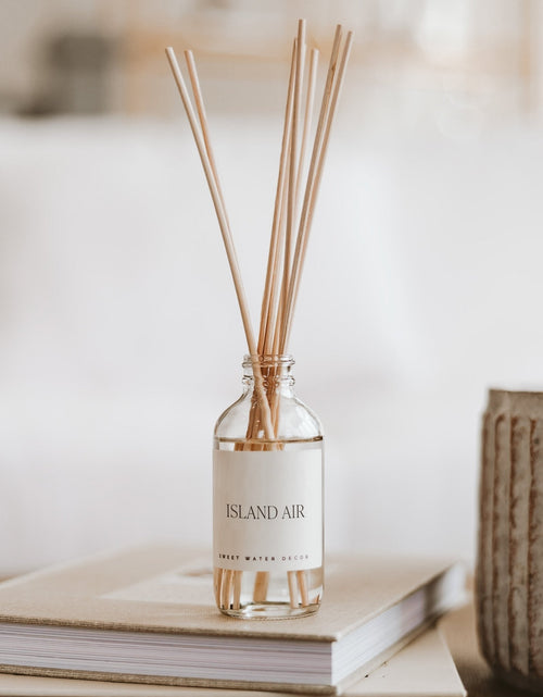Load image into Gallery viewer, Island Air Clear Reed Diffuser by Sweet Water Decor
