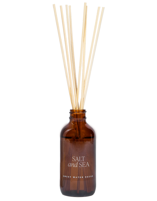 Load image into Gallery viewer, Salt and Sea Amber Reed Diffuser by Sweet Water Decor

