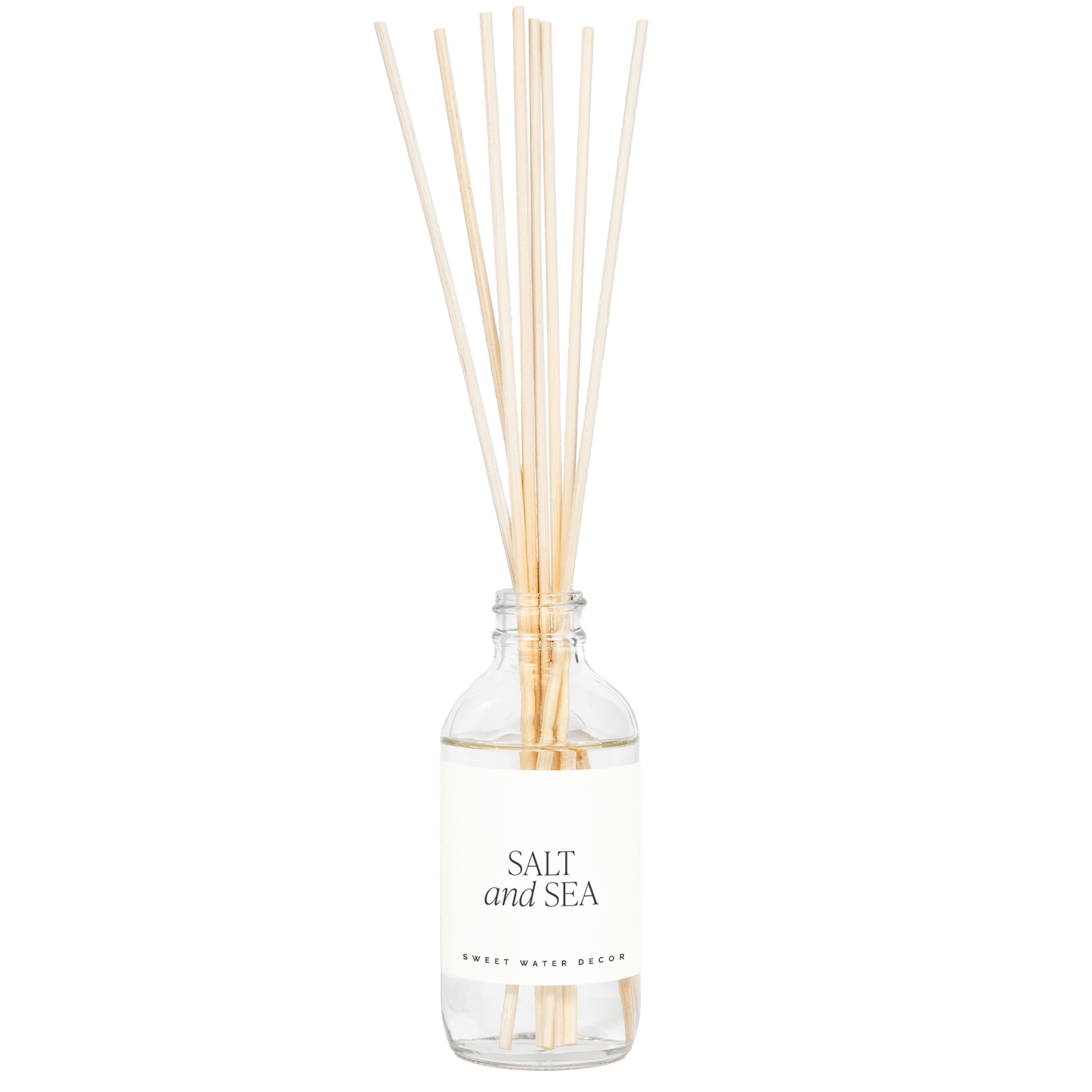 Salt and Sea Clear Reed Diffuser by Sweet Water Decor