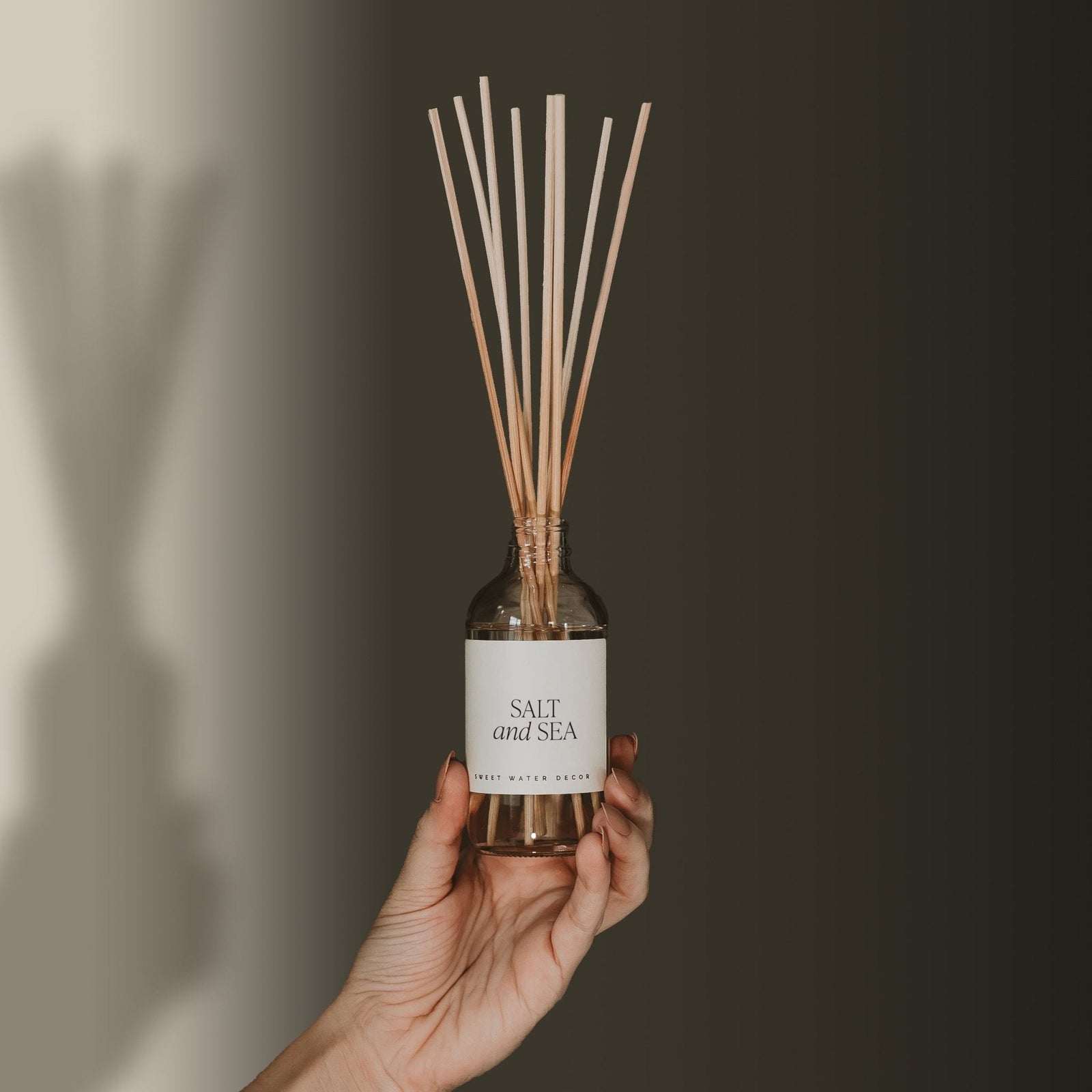 Salt and Sea Clear Reed Diffuser by Sweet Water Decor