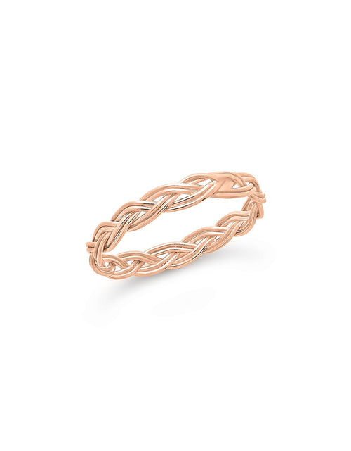 Load image into Gallery viewer, Sterling Silver Braided Twist Band by Sterling Forever
