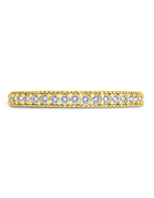 Load image into Gallery viewer, Sterling Silver Thin CZ Band Ring by Sterling Forever
