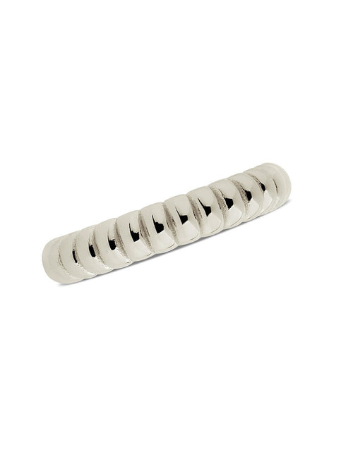 Load image into Gallery viewer, Sterling Silver Bubble Band Ring by Sterling Forever
