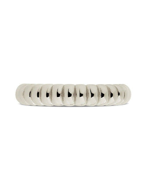 Load image into Gallery viewer, Sterling Silver Bubble Band Ring by Sterling Forever
