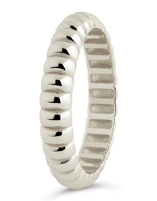 Load image into Gallery viewer, Sterling Silver Bubble Band Ring by Sterling Forever
