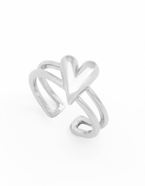 Load image into Gallery viewer, Aurea Heart Adjustable Ring by ZENZII
