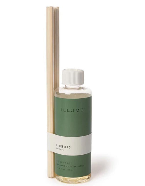 Load image into Gallery viewer, Illume Reed Diffuser Refill 6 Oz. (1 bottle) - Hinoki Sage by FreeShippingAllOrders.com
