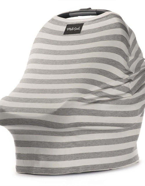 Load image into Gallery viewer, CREAM &amp; GREY STRIPE COVER by Milk Snob
