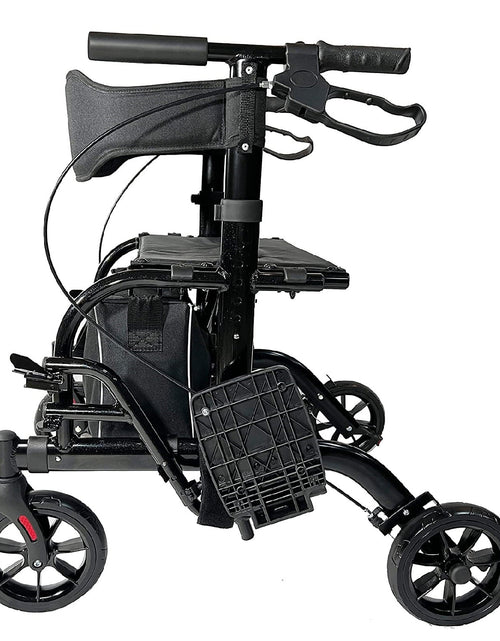 Load image into Gallery viewer, 2 IN 1 Rolling Rollator Walker by Pursonic
