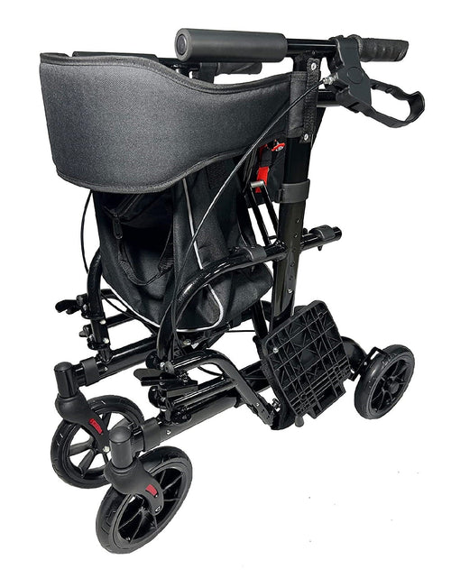Load image into Gallery viewer, 2 IN 1 Rolling Rollator Walker by Pursonic
