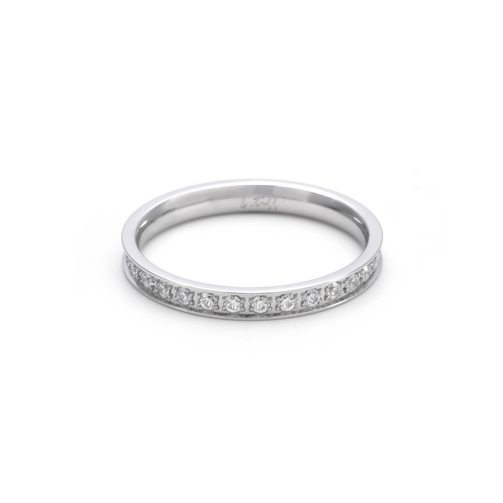 RG111W B.Tiff Stacking .01 ct Eternity Ring [Thin Band] by B.Tiff New York