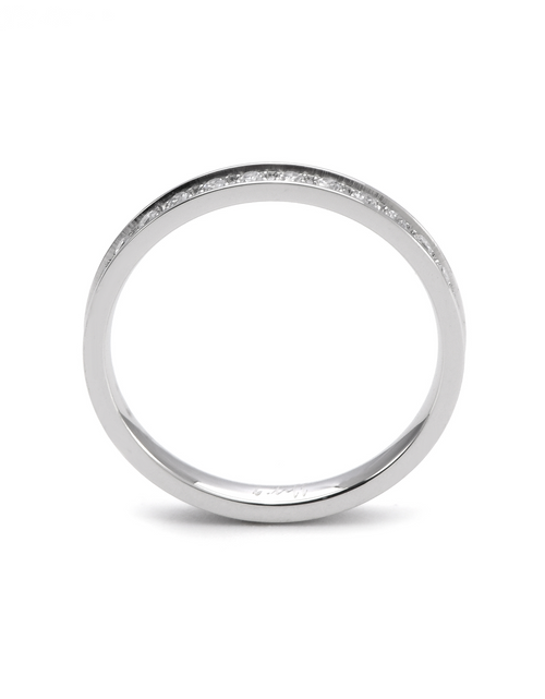 Load image into Gallery viewer, RG111W B.Tiff Stacking .01 ct Eternity Ring [Thin Band] by B.Tiff New York
