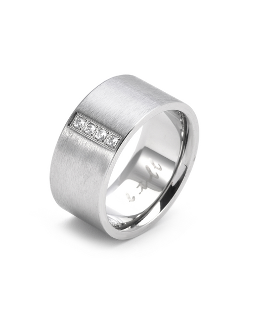 Load image into Gallery viewer, RG223W B.Tiff 4-Stone Wide Ring [Wide Band] by B.Tiff New York
