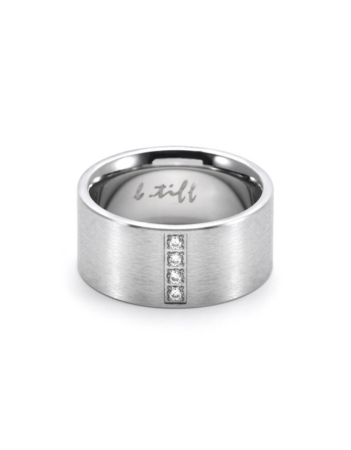 Load image into Gallery viewer, RG223W B.Tiff 4-Stone Wide Ring [Wide Band] by B.Tiff New York
