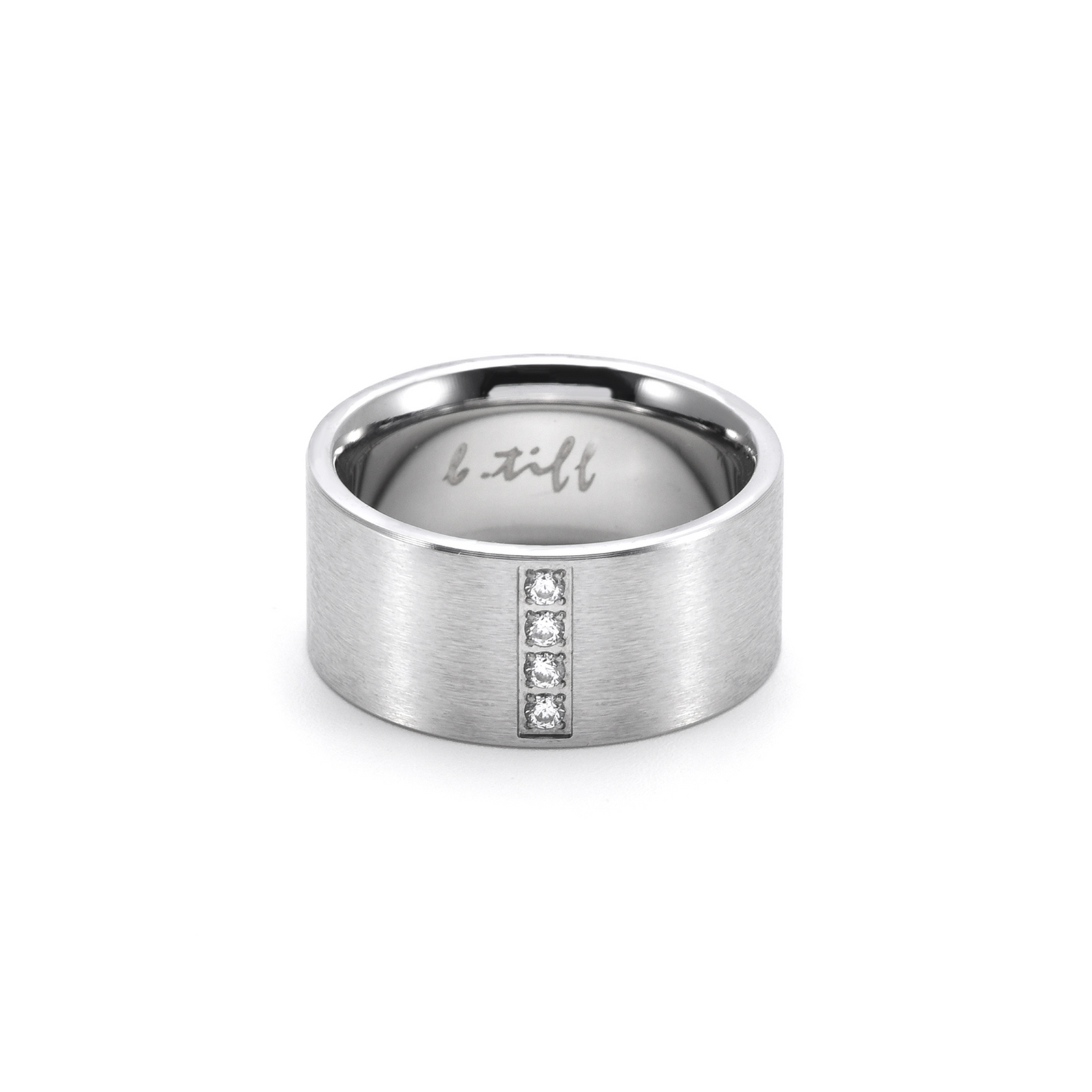 RG223W B.Tiff 4-Stone Wide Ring [Wide Band] by B.Tiff New York