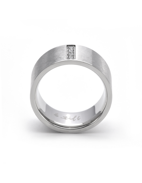 Load image into Gallery viewer, RG223W B.Tiff 4-Stone Wide Ring [Wide Band] by B.Tiff New York

