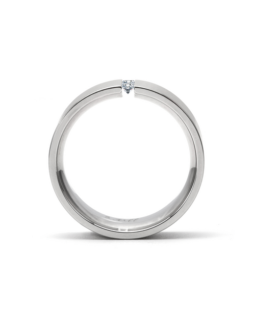 Load image into Gallery viewer, RG333W B.Tiff Sliding Stone Wide Ring [Wide Band] by B.Tiff New York
