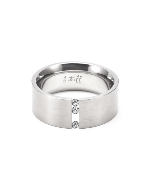 Load image into Gallery viewer, RG333W B.Tiff Sliding Stone Wide Ring [Wide Band] by B.Tiff New York
