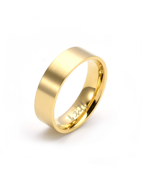 Load image into Gallery viewer, RG600G B.Tiff Gold Simplicity 6 Stacking Ring [Wide Band] by B.Tiff New York
