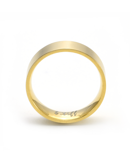 Load image into Gallery viewer, RG600G B.Tiff Gold Simplicity 6 Stacking Ring [Wide Band] by B.Tiff New York
