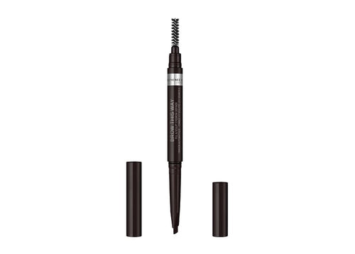 Load image into Gallery viewer, RIMMEL LONDON Brow This Way Fix &amp; Sculpt Eyebrow Definer - Soft Black
