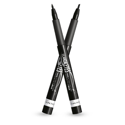 Load image into Gallery viewer, RIMMEL LONDON Scandaleyes Thick &amp; Thin Eyeliner - Thick &amp; Thin Eyeliner
