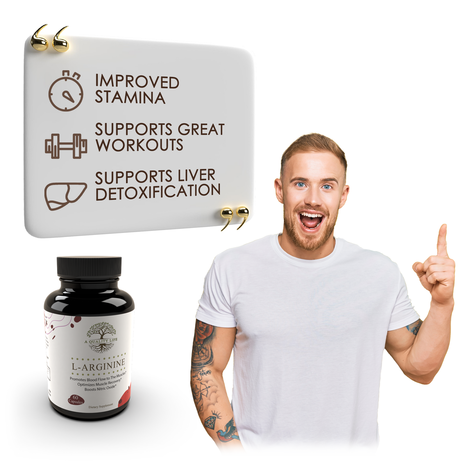 Endurance Evolution: L-Arginine 3-Month Journey by A Quality Life Nutrition
