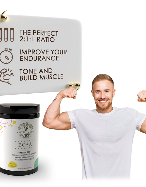 Load image into Gallery viewer, BCAA Fruit Punch by A Quality Life Nutrition
