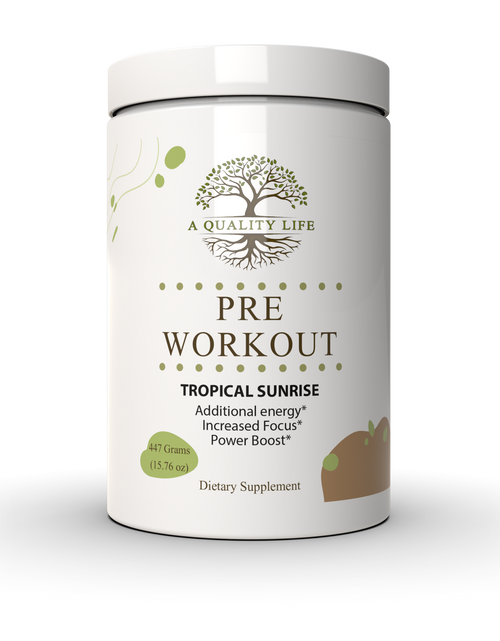 Load image into Gallery viewer, Pre Workout (Tropical Sunrise) by A Quality Life Nutrition
