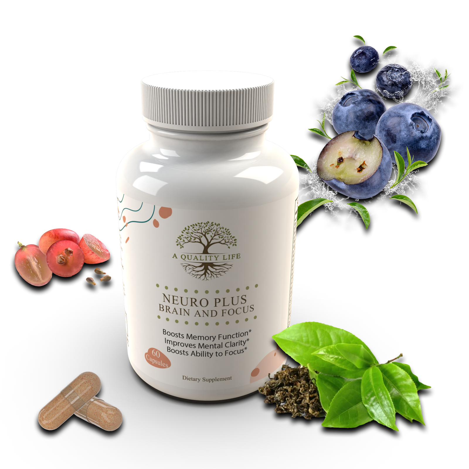 Neuro Plus Brain and Focus by A Quality Life Nutrition