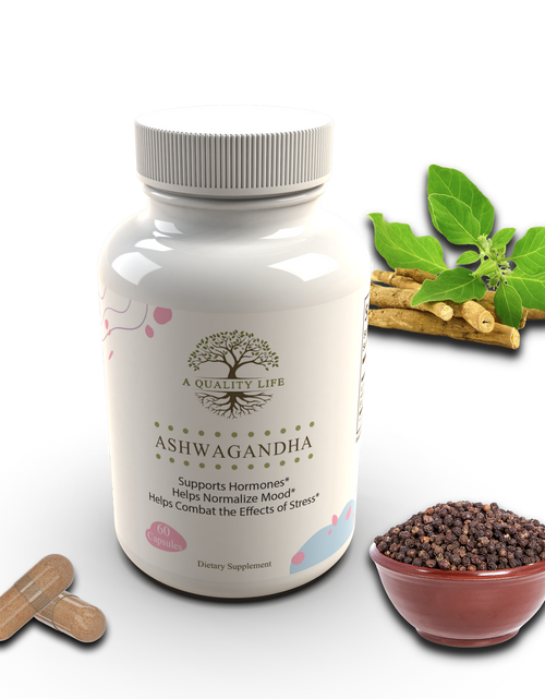 Load image into Gallery viewer, Organic Ashwagandha by A Quality Life Nutrition
