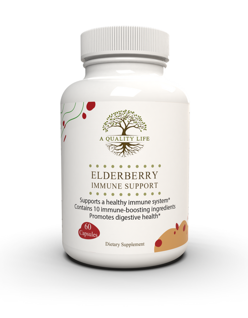 Load image into Gallery viewer, Elderberry Immune Support by A Quality Life Nutrition
