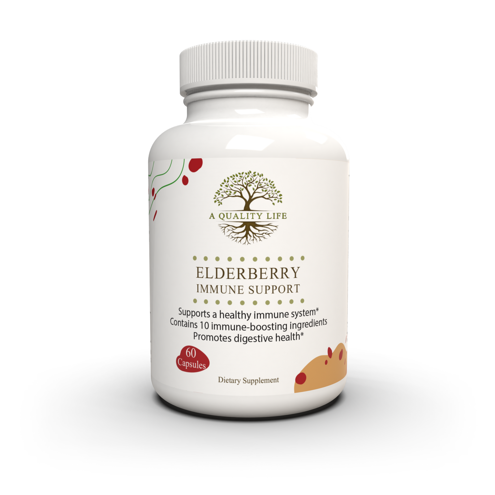 Elderberry Immune Support by A Quality Life Nutrition