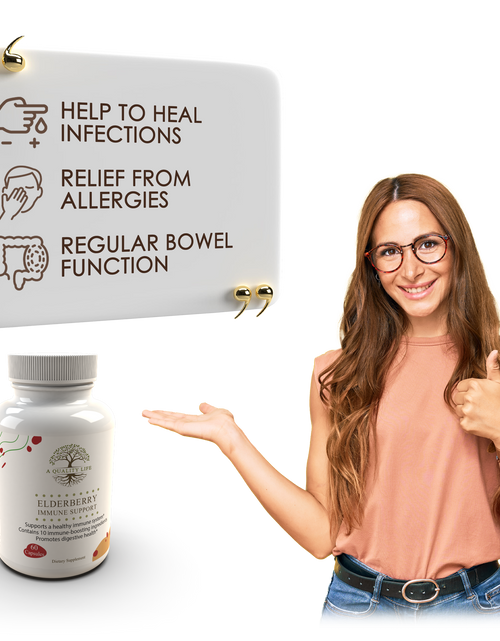 Load image into Gallery viewer, Elderberry Immune Support by A Quality Life Nutrition
