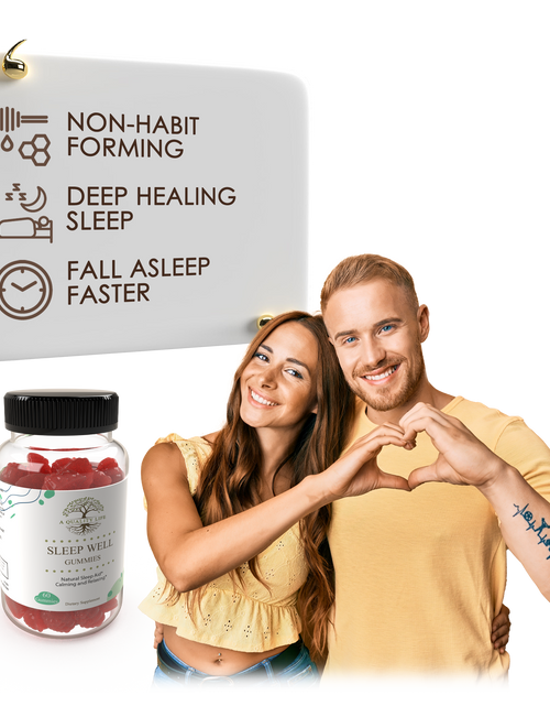 Load image into Gallery viewer, Sleep Well Gummies by A Quality Life Nutrition
