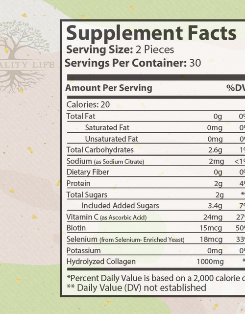 Load image into Gallery viewer, Collagen Gummies by A Quality Life Nutrition
