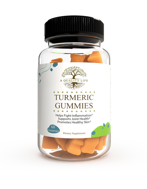 Load image into Gallery viewer, Turmeric Gummies by A Quality Life Nutrition
