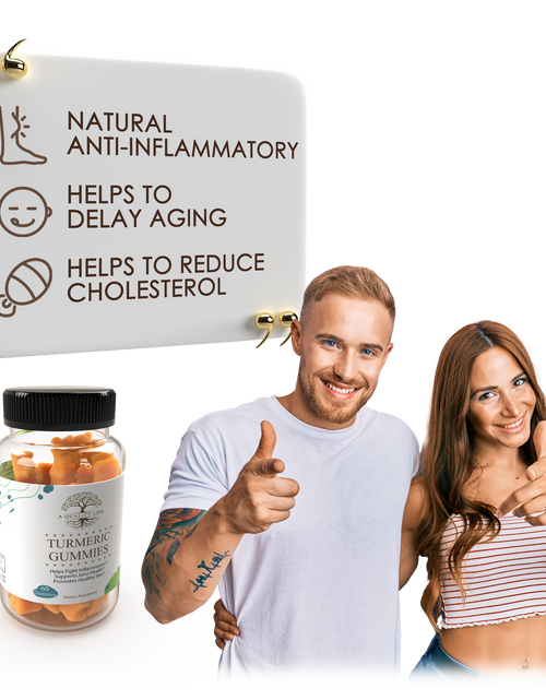Load image into Gallery viewer, Turmeric Gummies by A Quality Life Nutrition
