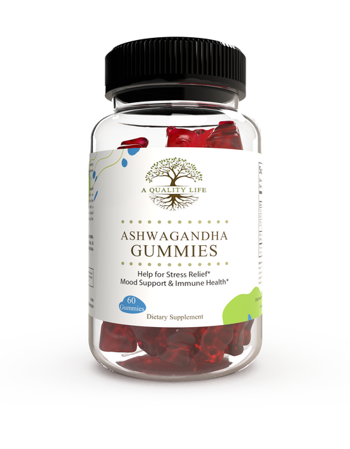 Load image into Gallery viewer, Ashwagandha Gummies by A Quality Life Nutrition
