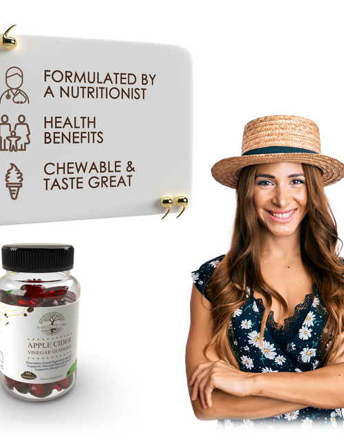 Load image into Gallery viewer, Apple Cider Vinegar Gummies by A Quality Life Nutrition
