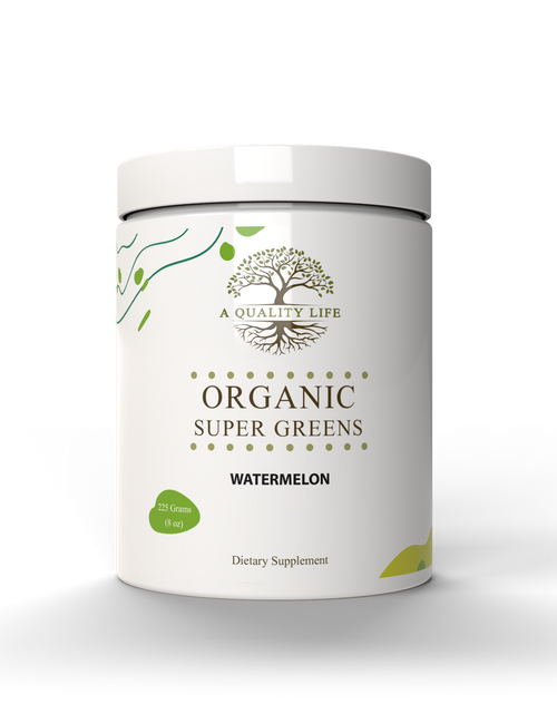 Load image into Gallery viewer, Organic Super Greens - Watermelon by A Quality Life Nutrition
