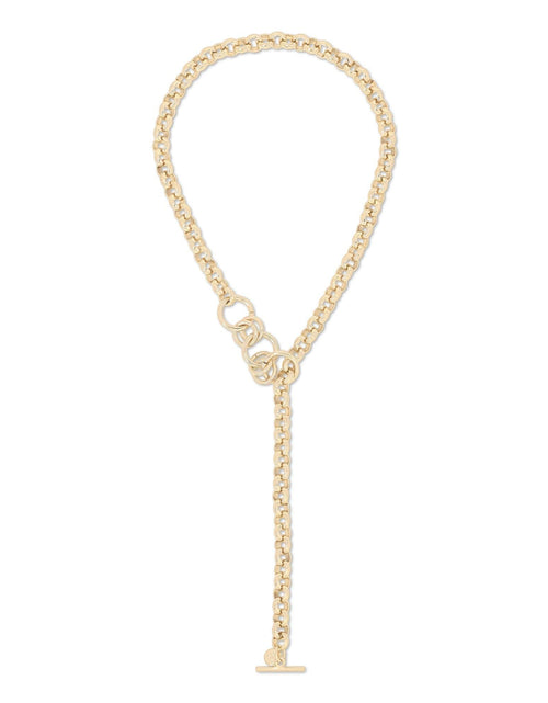 Load image into Gallery viewer, ROYAL TOGGLE CONVERTABLE LARIAT NECKLACE by eklexic jewelry
