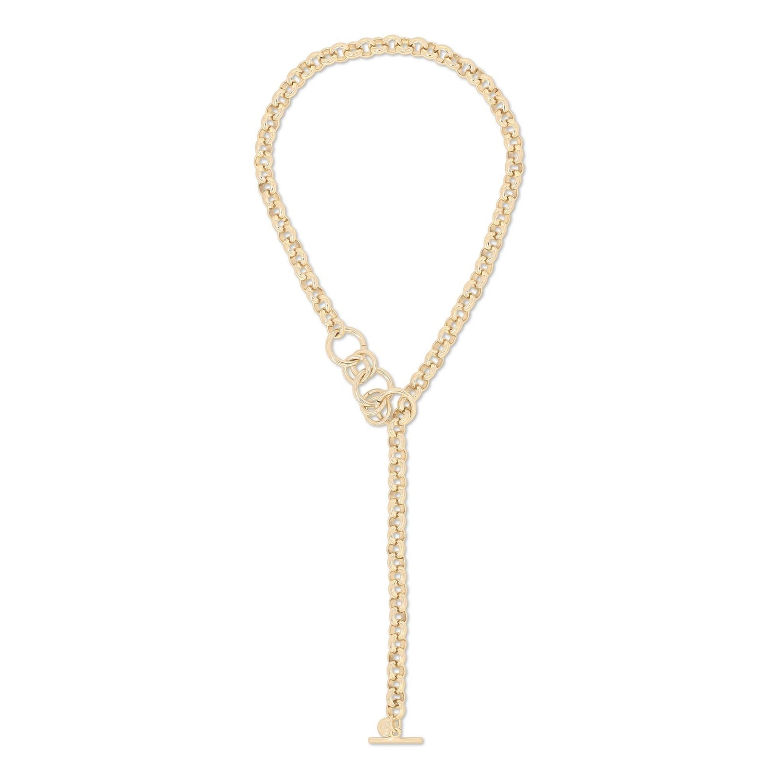 ROYAL TOGGLE CONVERTABLE LARIAT NECKLACE by eklexic jewelry