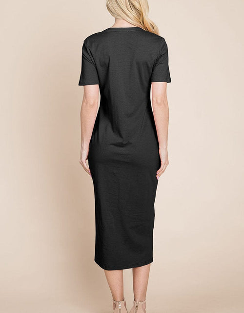 Load image into Gallery viewer, Everyday Button up Cotton Midi Shirt Dress by RolyPoly Apparel
