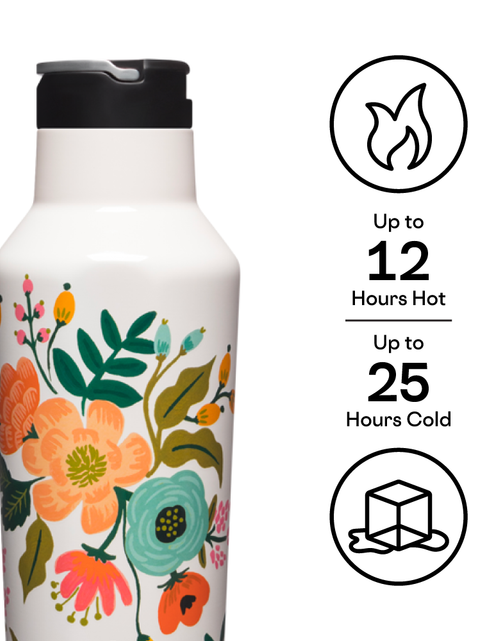 Load image into Gallery viewer, Rifle Paper Co. Sport Canteen by CORKCICLE.
