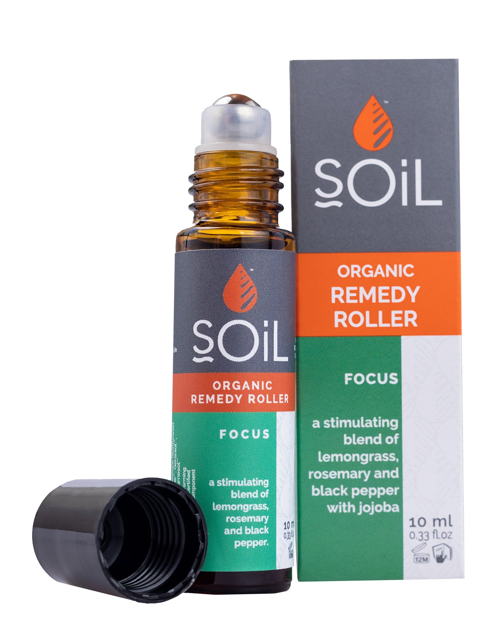 Focus - Organic Remedy Roller by SOiL Organic Aromatherapy and Skincare