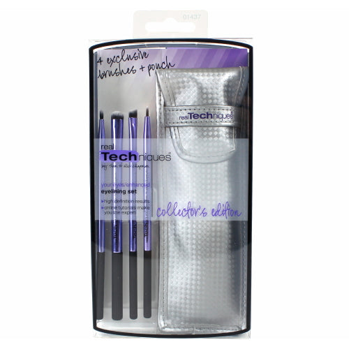 Load image into Gallery viewer, Real Techniques Limited Edition Eyelining Set - Plush Synthetic Bristles
