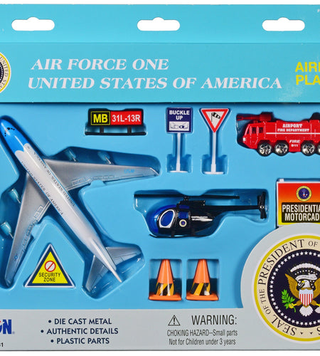 "Air Force One - United States of America" Airport Playset of 10 pieces Diecast Model by Daron
