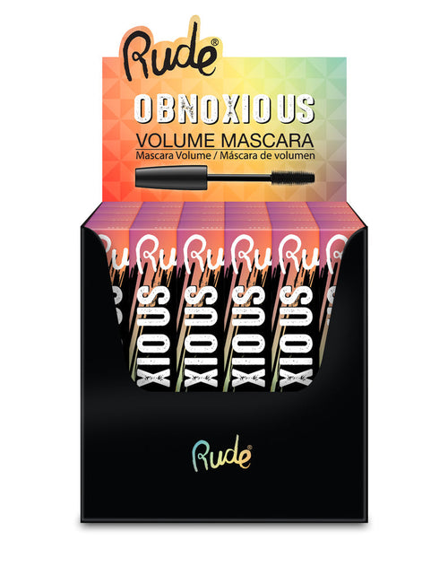 Load image into Gallery viewer, RUDE Obnoxious Volume Mascara Display Set, 24 Pieces
